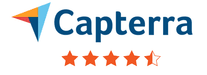 Capterra rating, four and a half stars