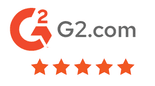 G2.com rating, five stars